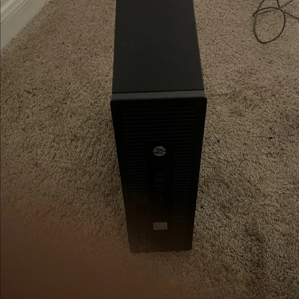 HP Slim Black Desktop Tower